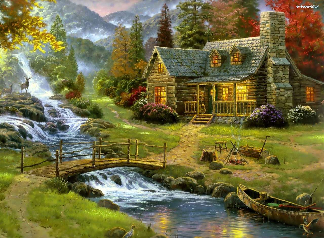 paintingnumberart Bright Forest – Landscape Paint By Number