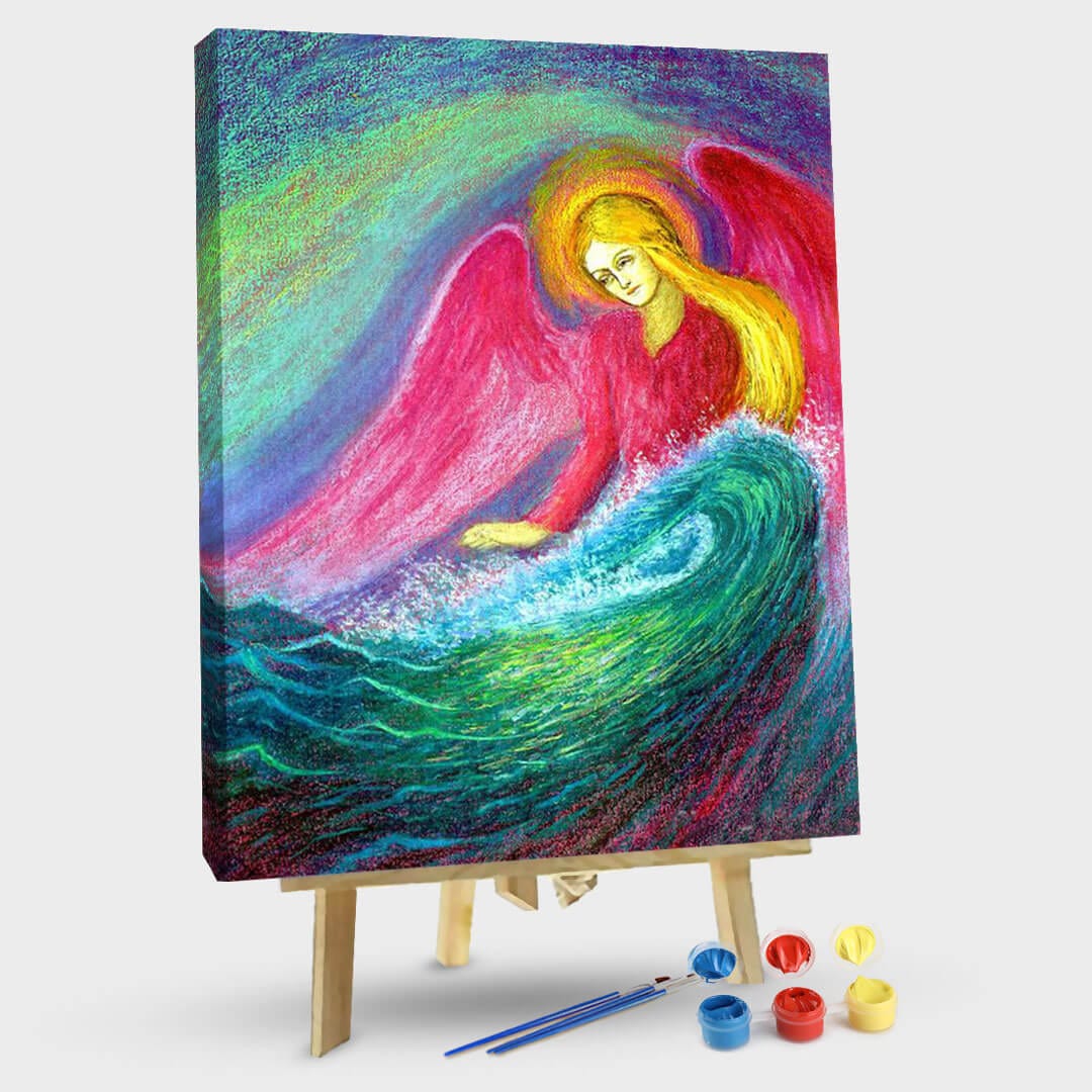 paintingnumberart Calming Angel-Paint by Numbers Kit