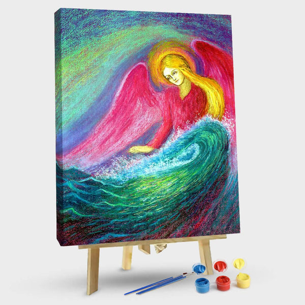 paintingnumberart Calming Angel-Paint by Numbers Kit