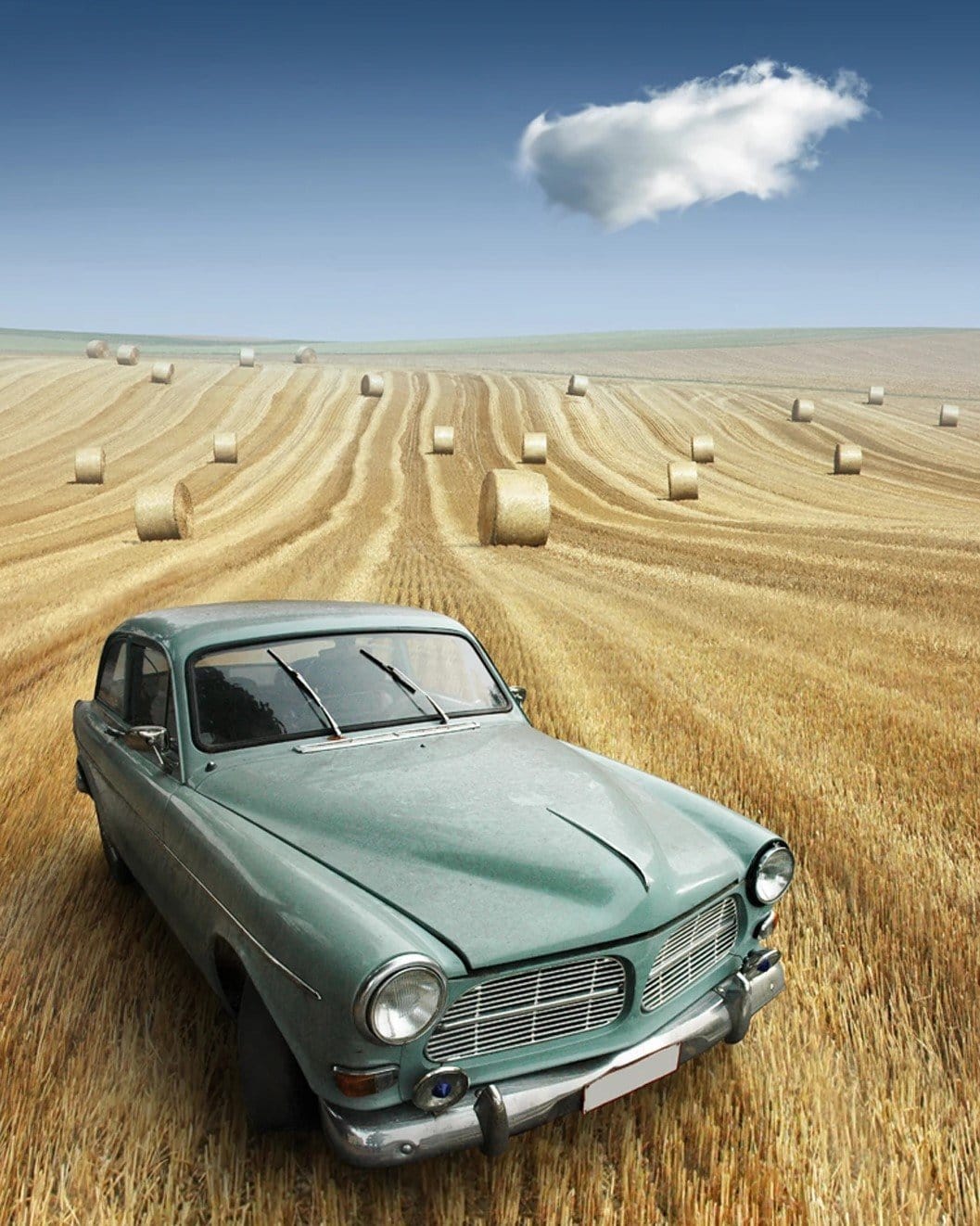 paintingnumberart Car in Field – Engines Paint By Number
