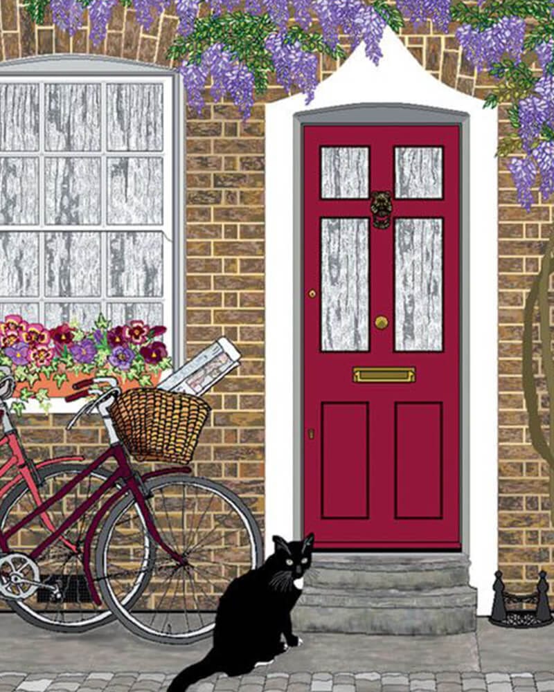 paintingnumberart Cats and Peony-Paint By Numbers Kit