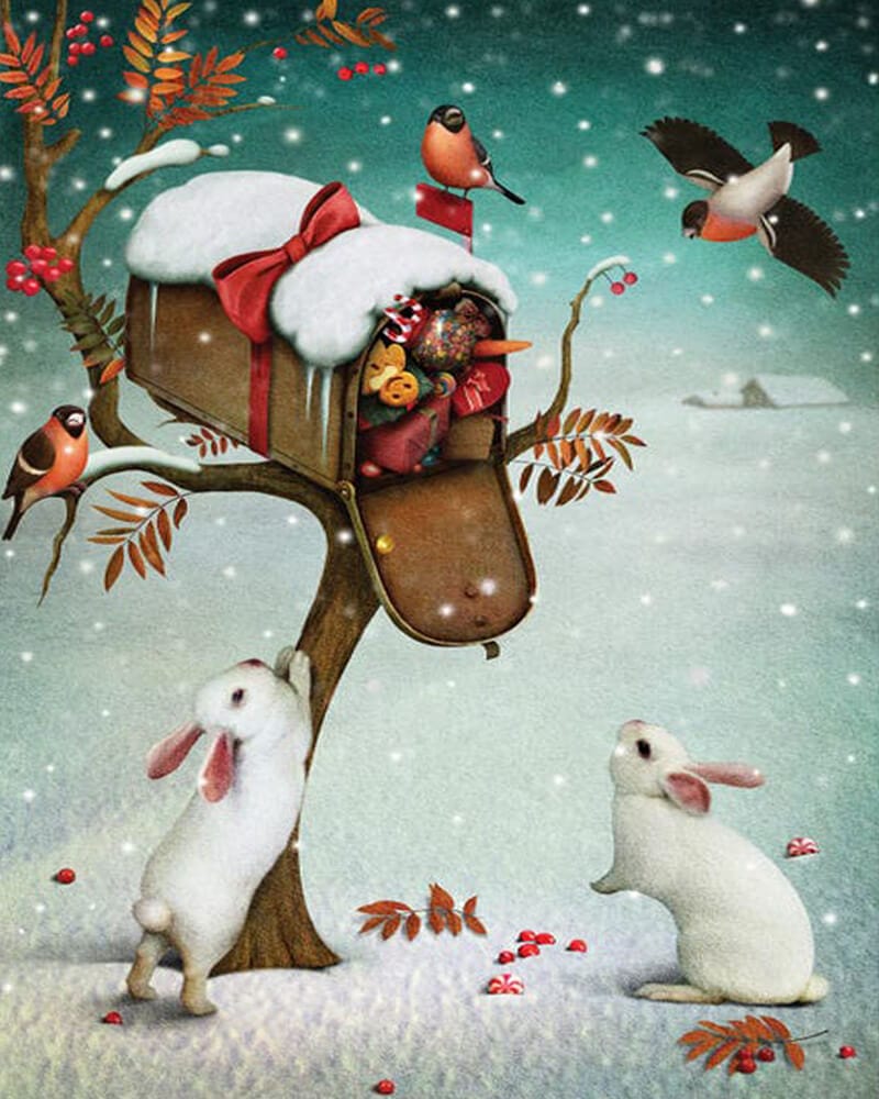 paintingnumberart Christmas delivery1-Paint By Numbers Kit