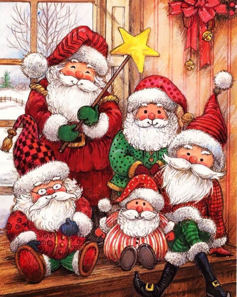 paintingnumberart Christmas IV-Paint by Numbers Kit