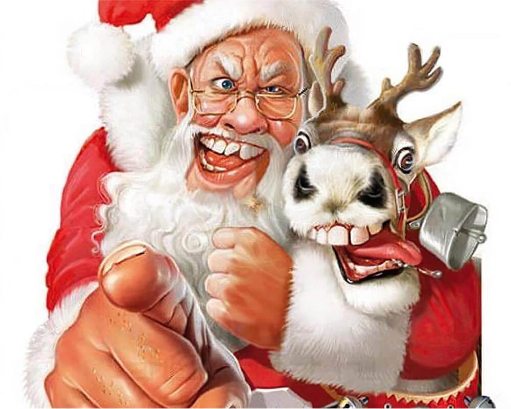 paintingnumberart Christmas Santa Claus-Paint by Numbers Kit