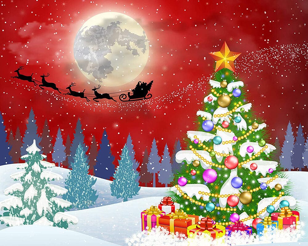 paintingnumberart Christmas Tree-Paint by Numbers Kit