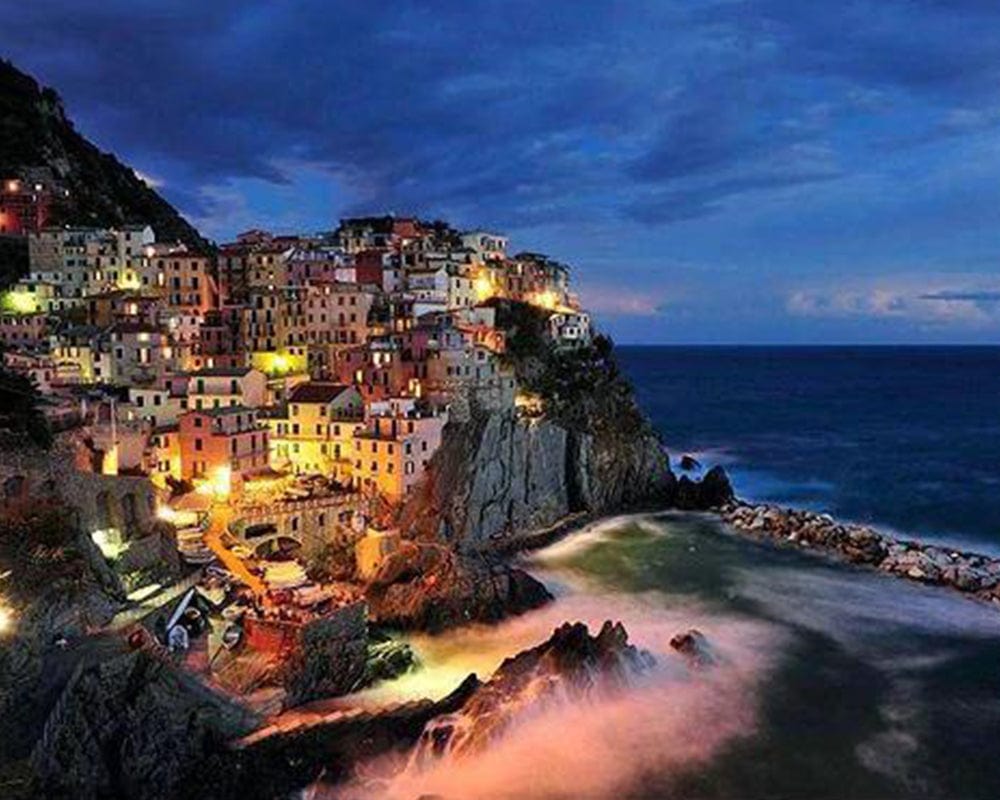 paintingnumberart City By The Sea – DIY Paint By Number