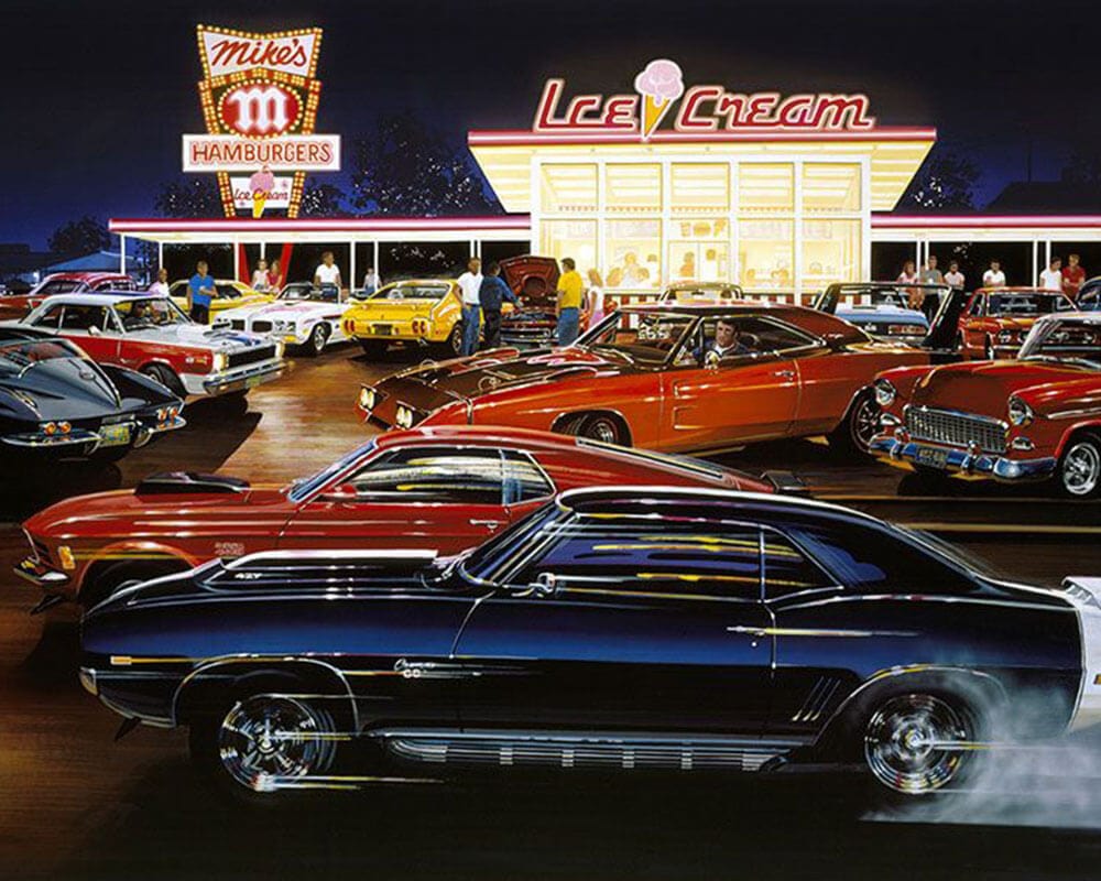 paintingnumberart Crazy Cars-Paint by Numbers Kit
