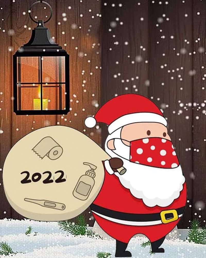 paintingnumberart Cute Santa Claus-Paint by Numbers Kit