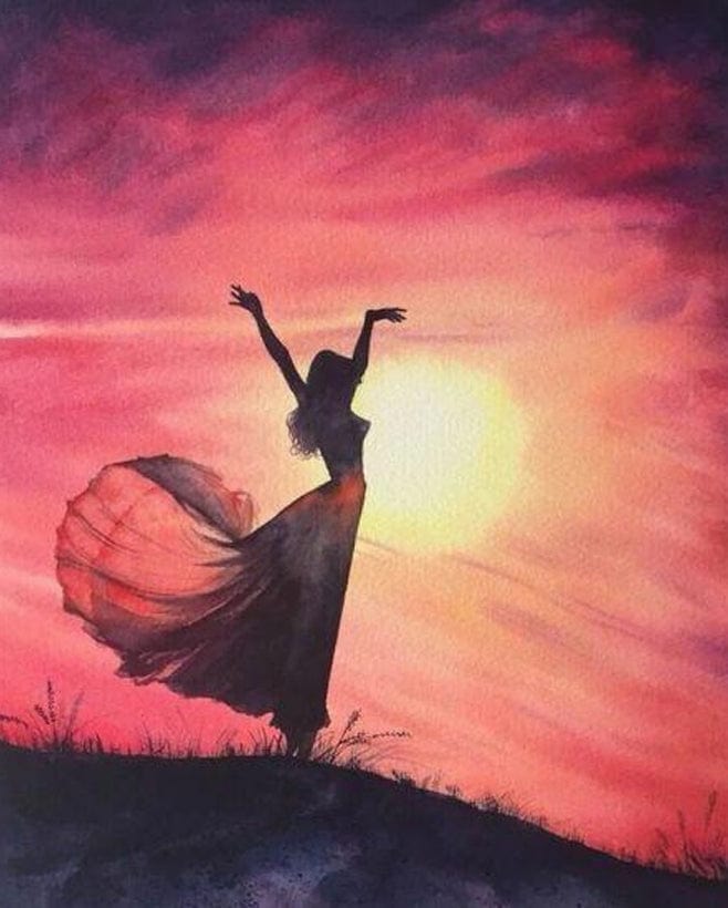 paintingnumberart Dancing girl-Paint by Numbers Kit