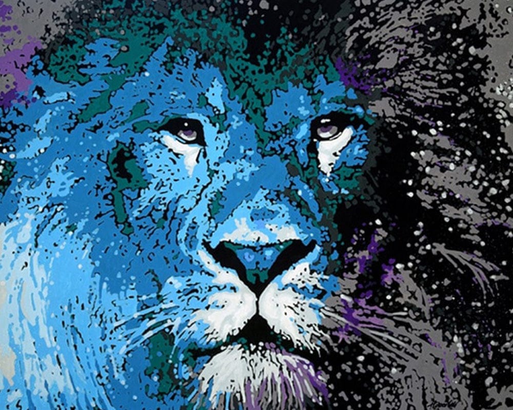 paintingnumberart Digital Painting Kit-Lion