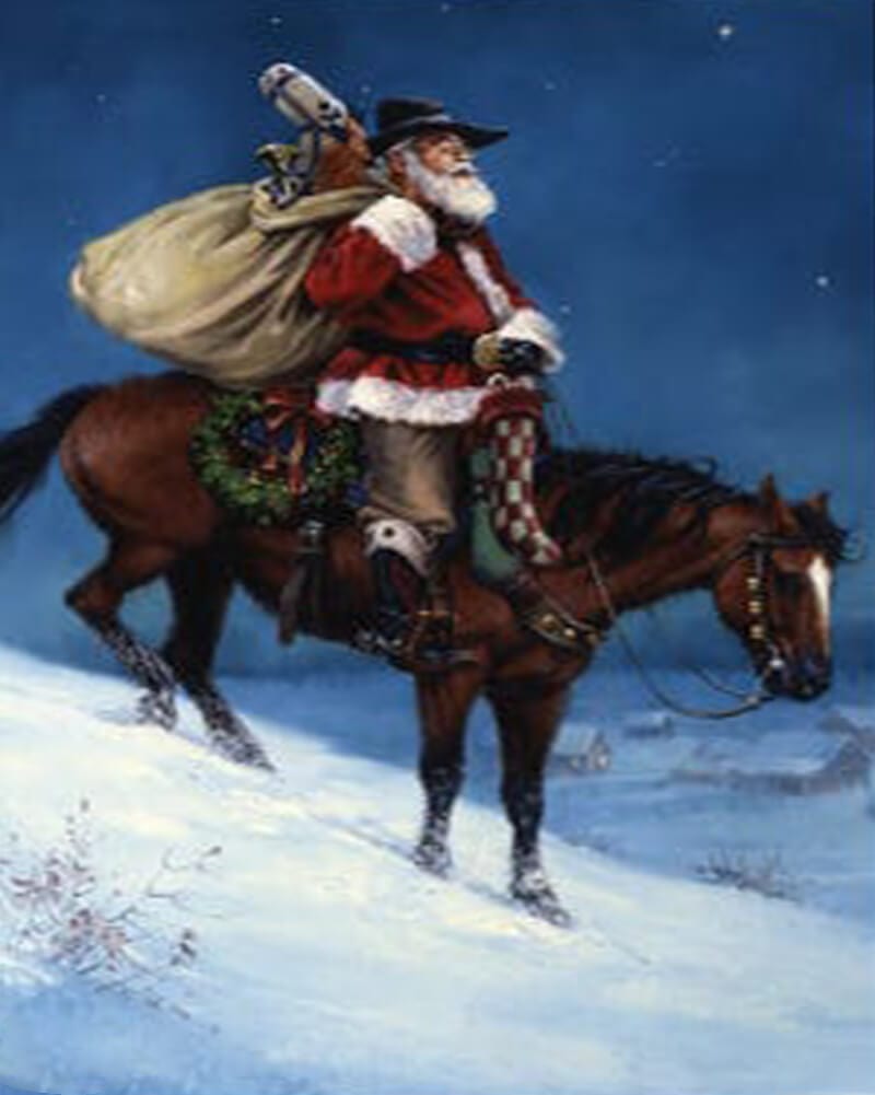 paintingnumberart Displacement-A Cowboy Christmas
