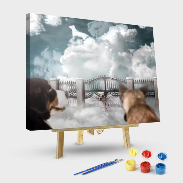 paintingnumberart Dog Heaven-Paint By Numbers Kit