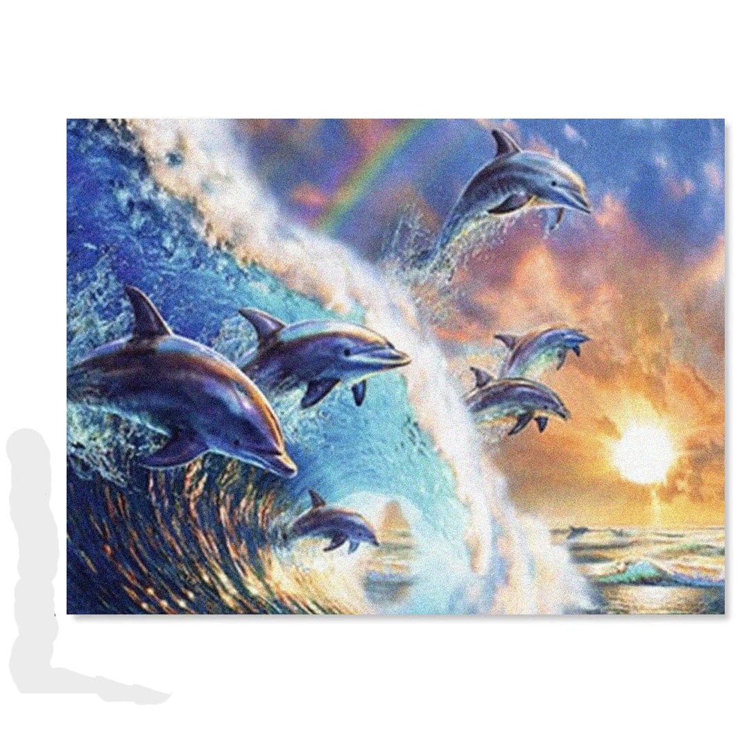 paintingnumberart Dolphin Fantasy Paint By Number Kit