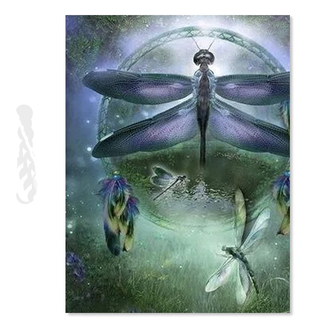 paintingnumberart Dream Catchers Dragonfly – Animals Paint By Number