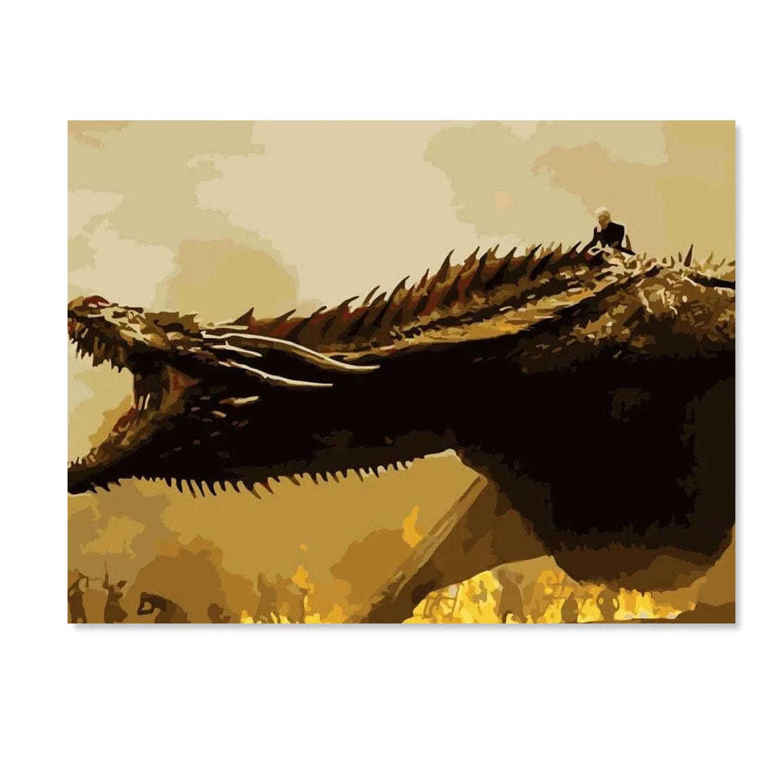 paintingnumberart Drogon Got – Animals Paint By Number