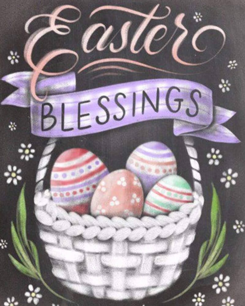 paintingnumberart Easter Blessing Eggs – Paint By Numbers Kit