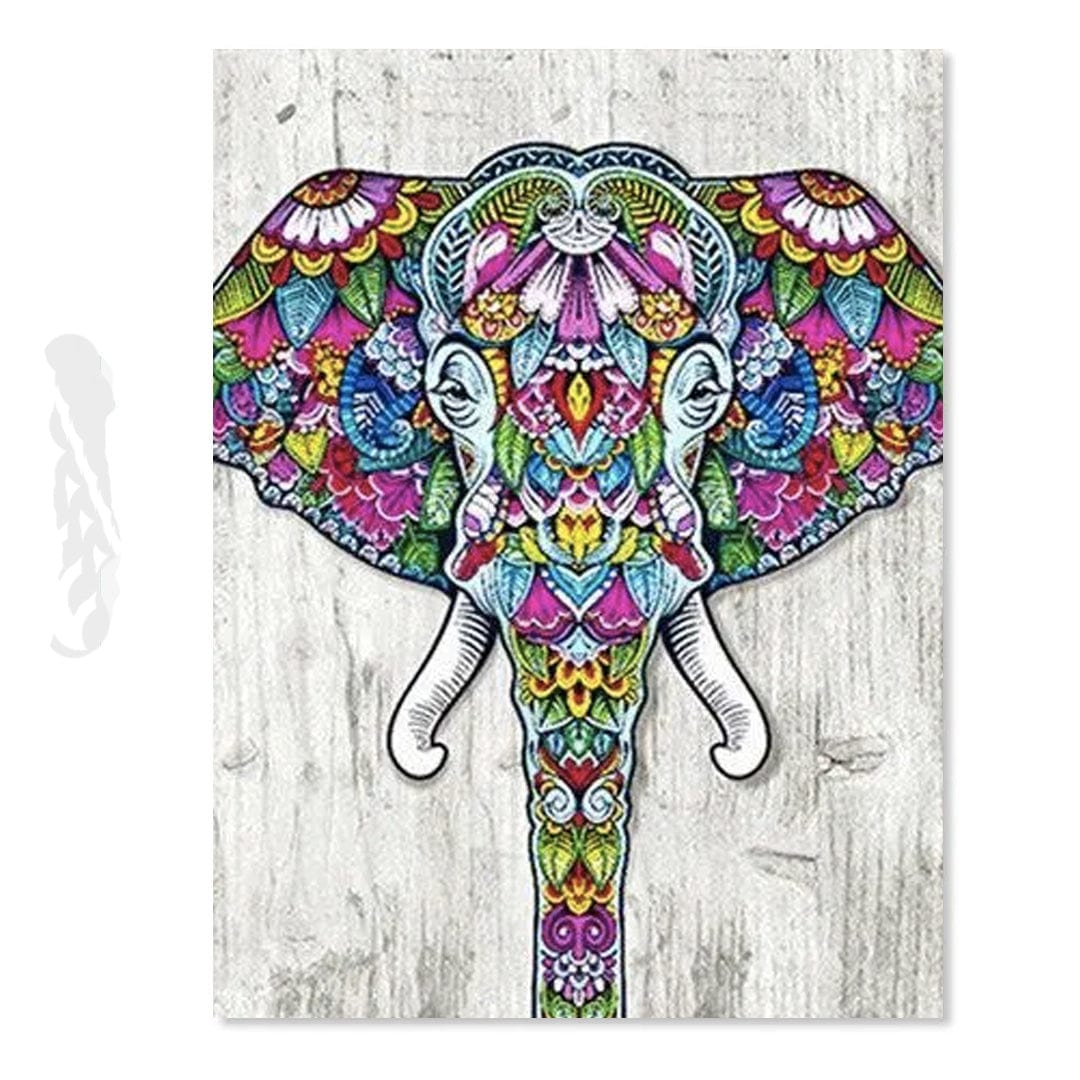 paintingnumberart Elephant Embroidery – Animals Paint By Number