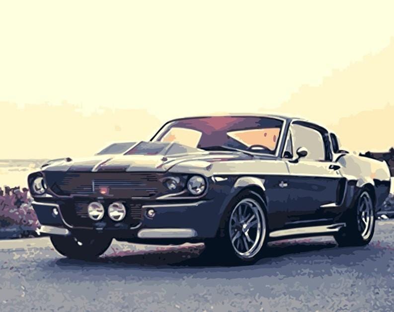 paintingnumberart Ford Mustang Shelby – Engines Paint By Number