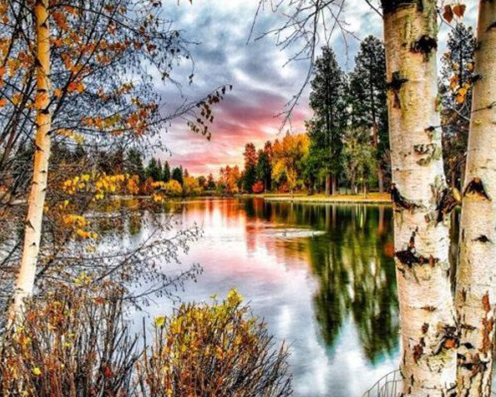 paintingnumberart Forest Valley – Landscape Paint By Number