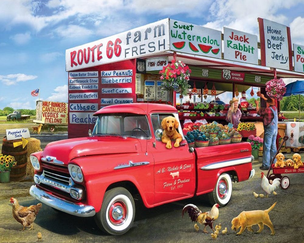 paintingnumberart Fresh Farm Fruit Truck-Paint by Numbers Kit