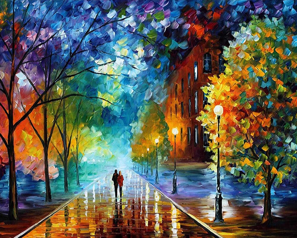 paintingnumberart Freshness of cold-Paint by Numbers Kit