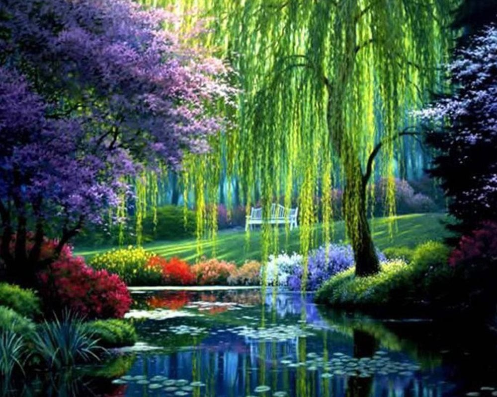 paintingnumberart Full Drill Tree- Paint by number kit