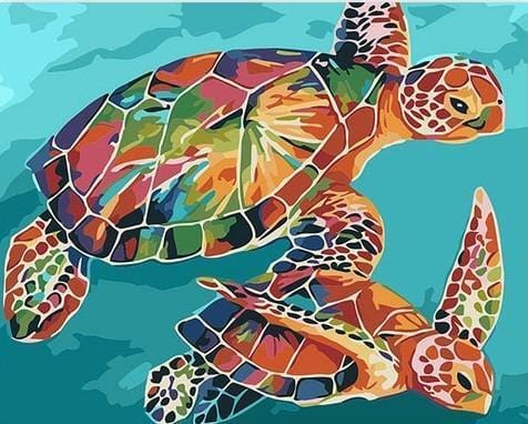 paintingnumberart Funny Colourful Giraffe – Animals Paint By Number
