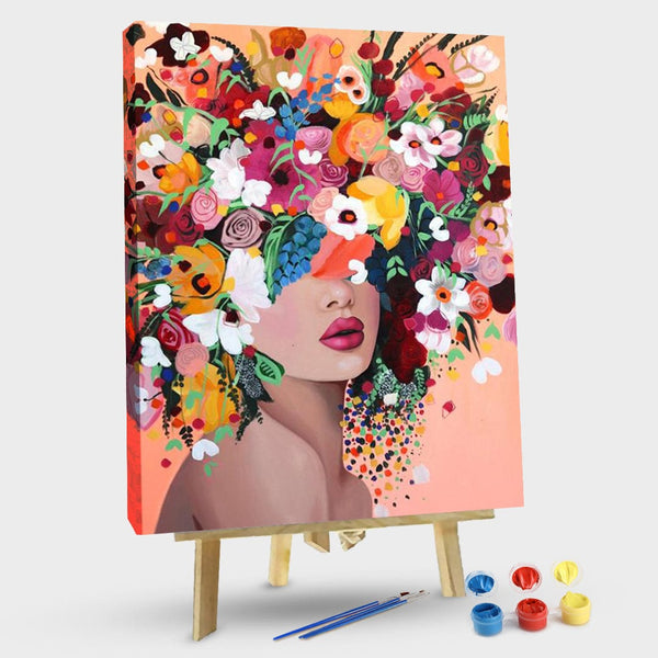 paintingnumberart GirlVII-Paint by number kit