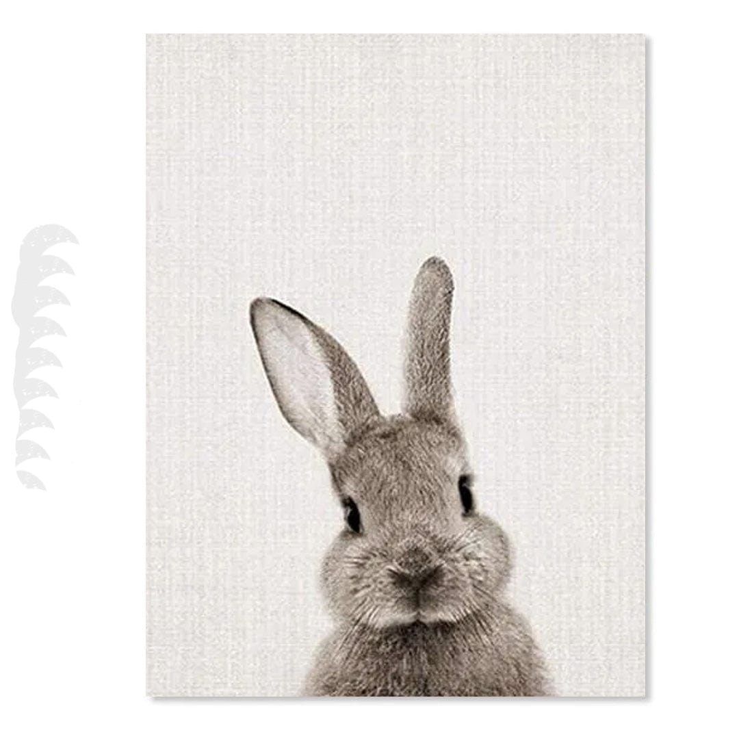 paintingnumberart Gray Rabbit – Animals Paint By Number