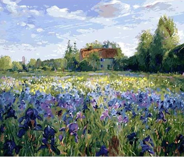 paintingnumberart Happy Flower-Paint by Numbers Kit