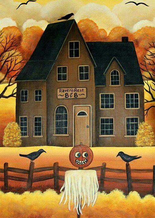 paintingnumberart Happy Halloween With kittens – Paint by Numbers Kit