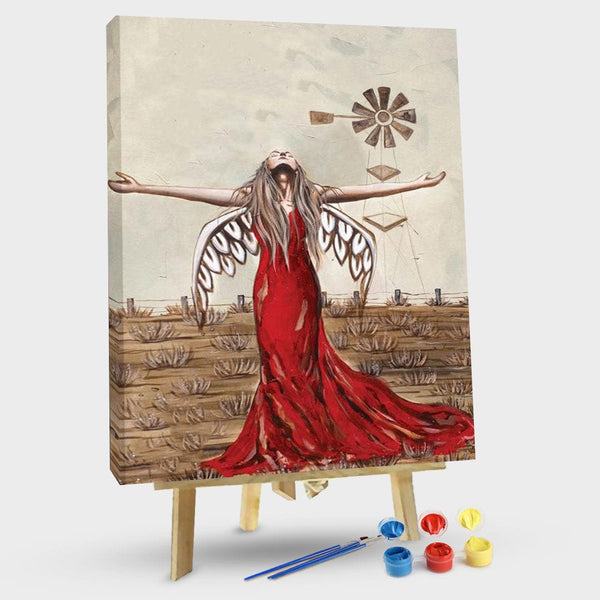 paintingnumberart Having Somewhere To Go-Paint by Numbers Kit