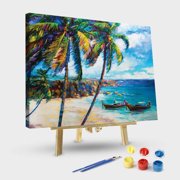 paintingnumberart Hawaiian Dreaming iV-Paint By Numbers Kit