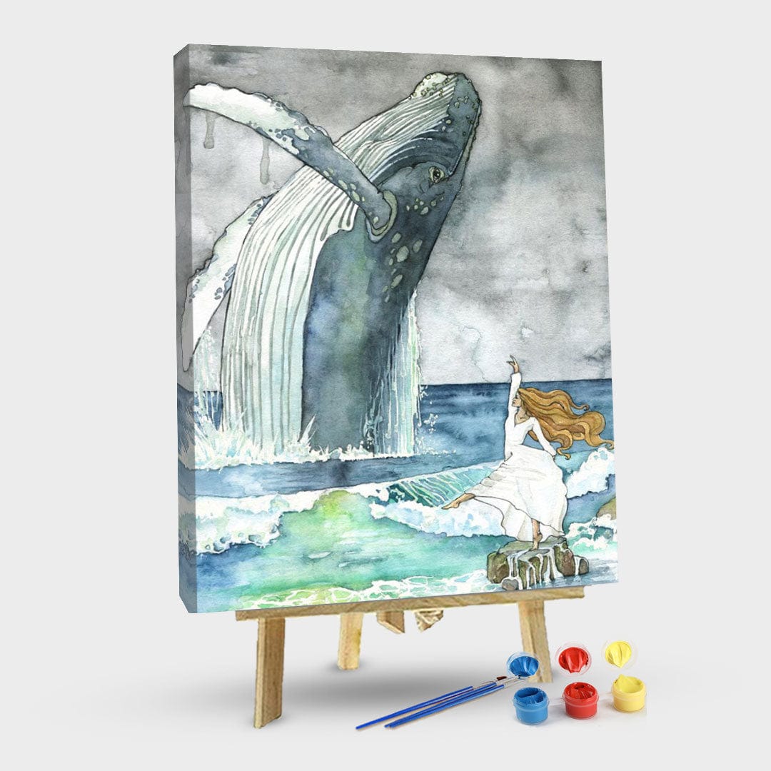 paintingnumberart Humpback-Paint by Numbers Kit