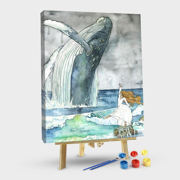 paintingnumberart Humpback-Paint by Numbers Kit