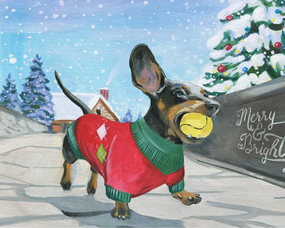 paintingnumberart I’m Winter Ready-Paint by Numbers Kit