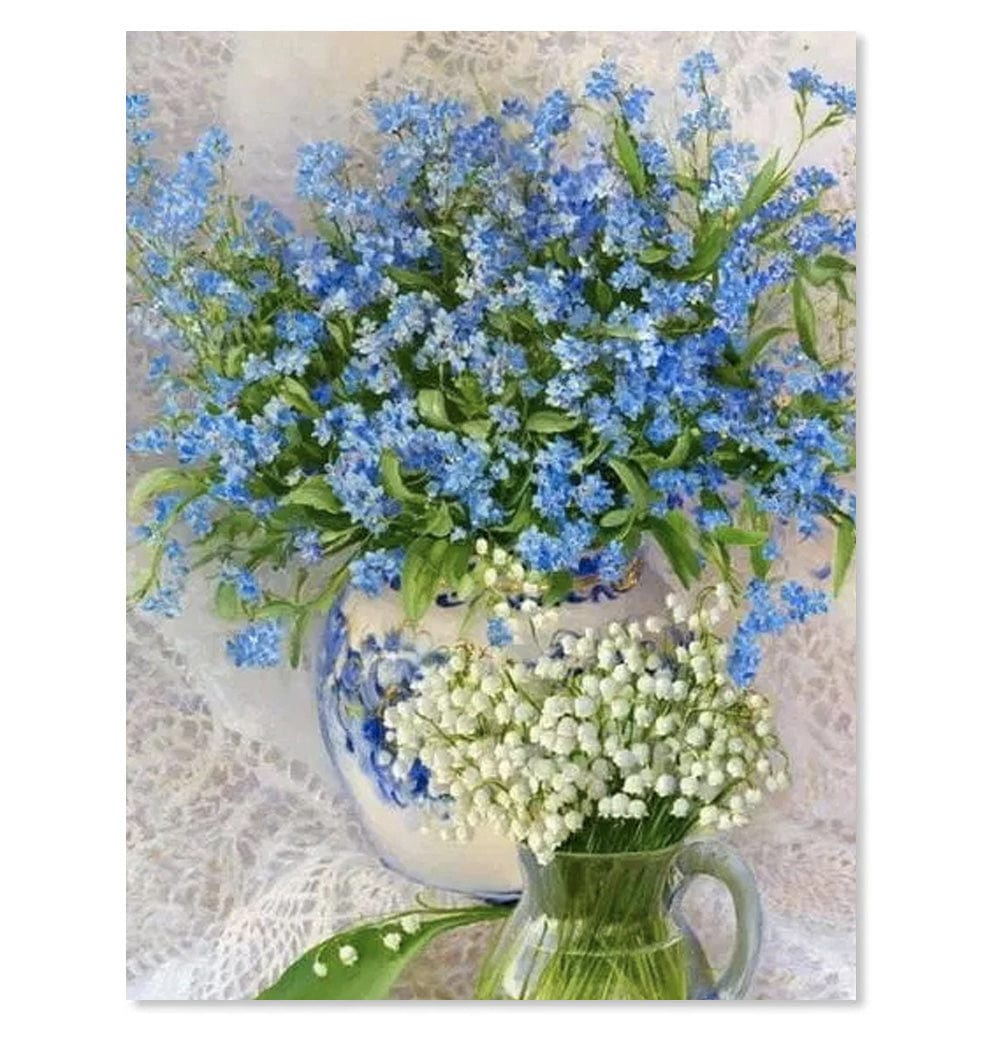 paintingnumberart Lily Of the Valley Flowers – Flowers Paint By Number