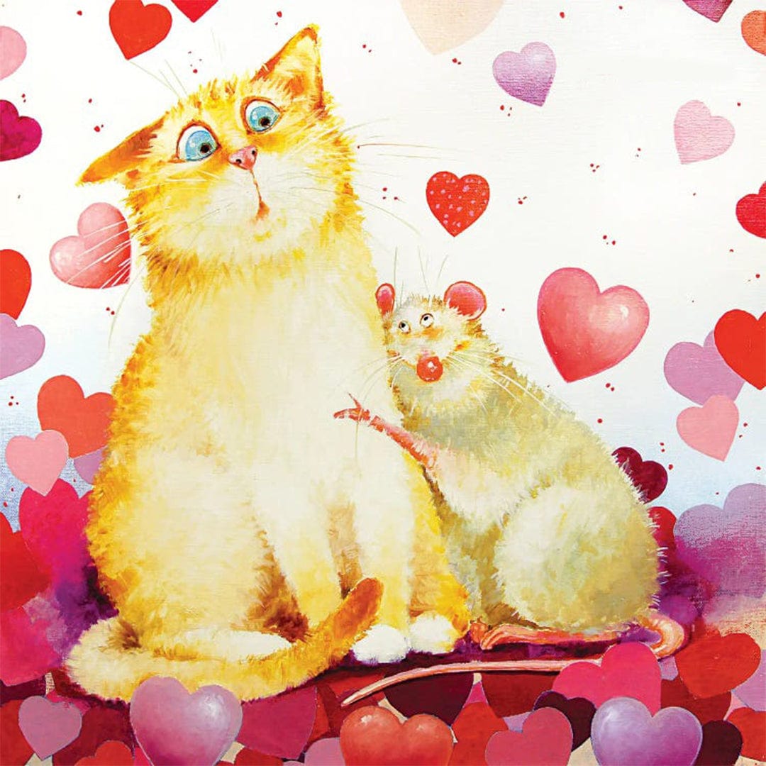 paintingnumberart Limitless Love-Mini DIY Paint by Numbers Kit