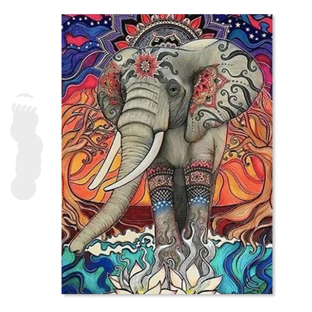 paintingnumberart Majestic Elephant – Animals Paint By Number