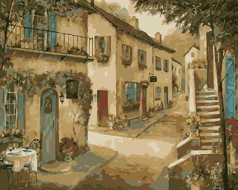 paintingnumberart Mexico City Nostalgia – Cities Paint By Number