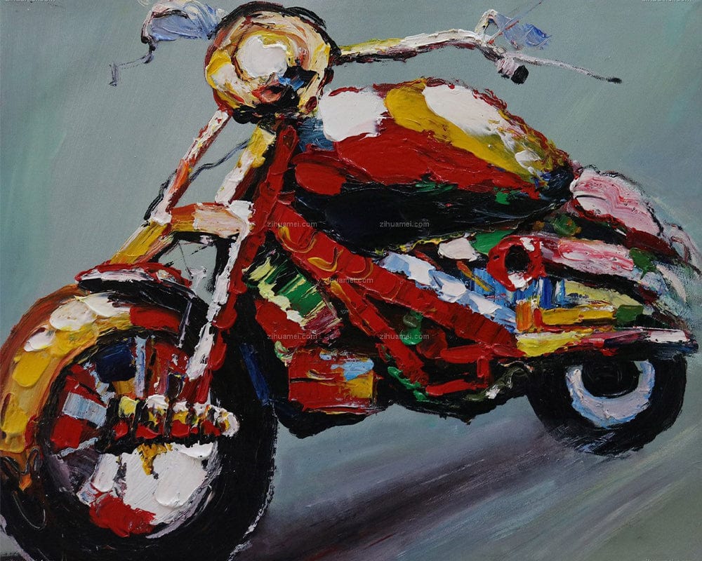 paintingnumberart Motorcycle-Paint by Numbers Kit