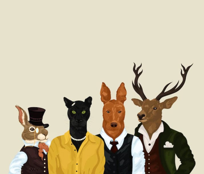 paintingnumberart Paint By Number —Four animal brothers