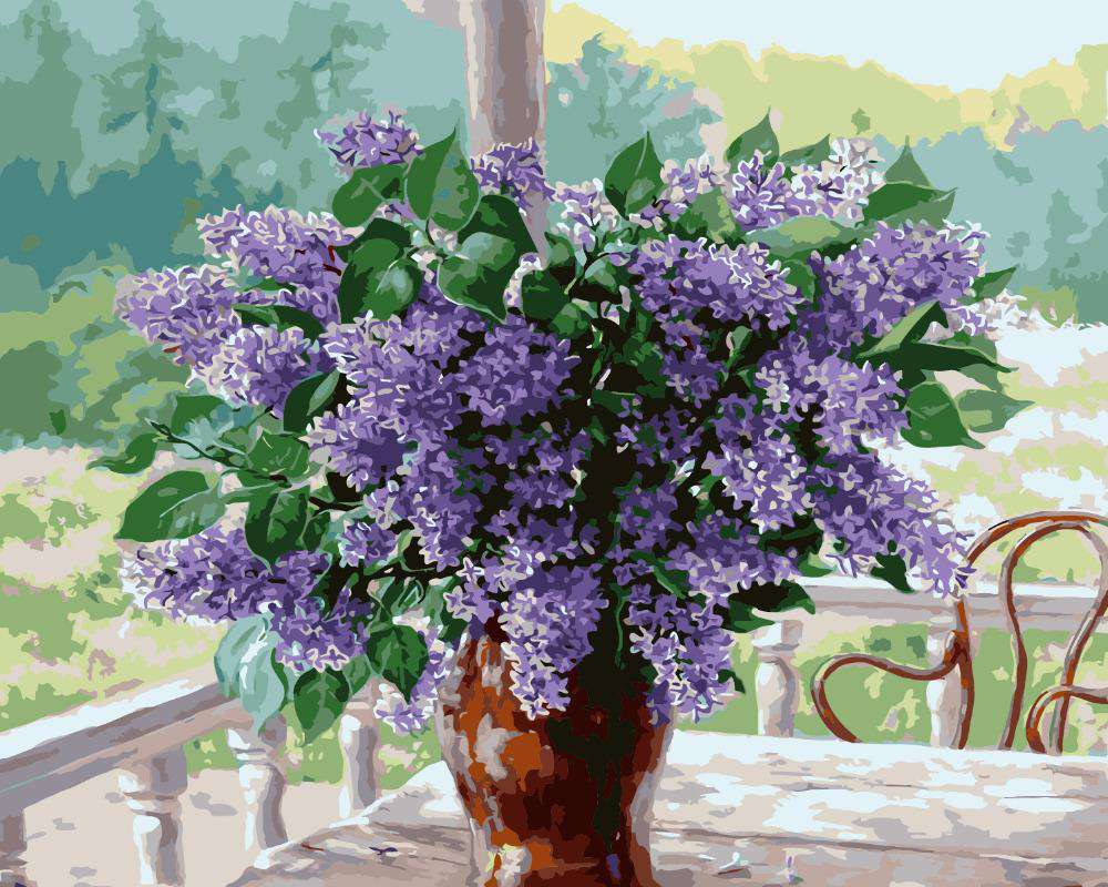 paintingnumberart Paint by Number Kit — Garden lavender