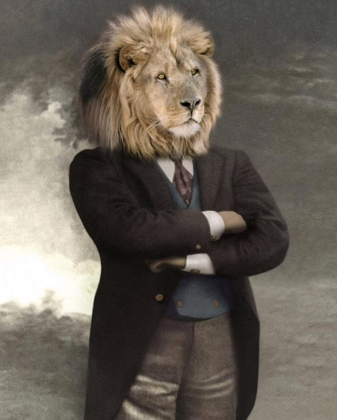 paintingnumberart Paint By Number —Lion man