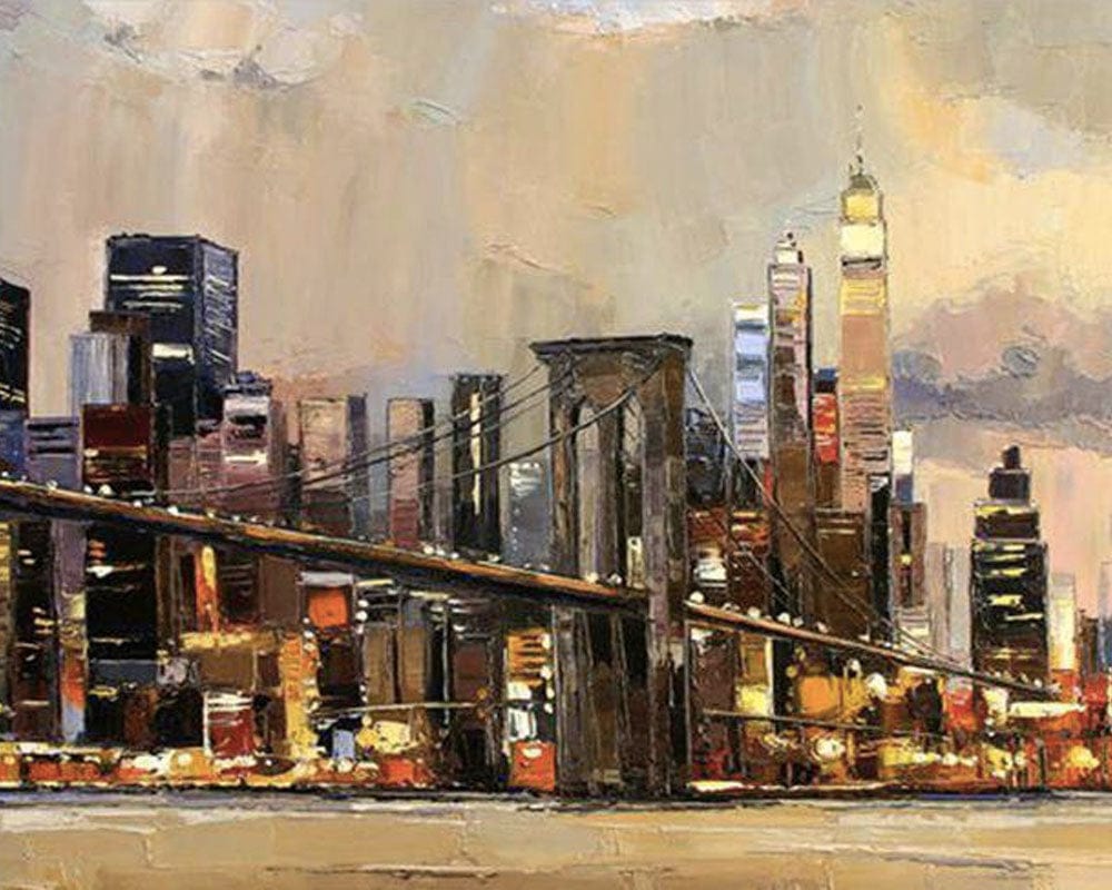 paintingnumberart Paint By Numbers Kit – A brightly lit city
