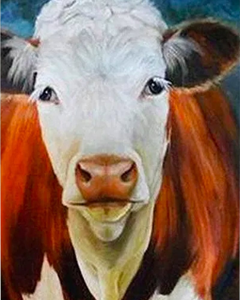 paintingnumberart Paint By Numbers Kit – A cow