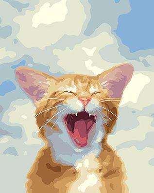 paintingnumberart Paint By Numbers Kit – A screaming Cat