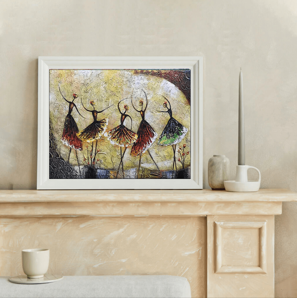 paintingnumberart Paint By Numbers Kit-Abstract Ballet Dancer