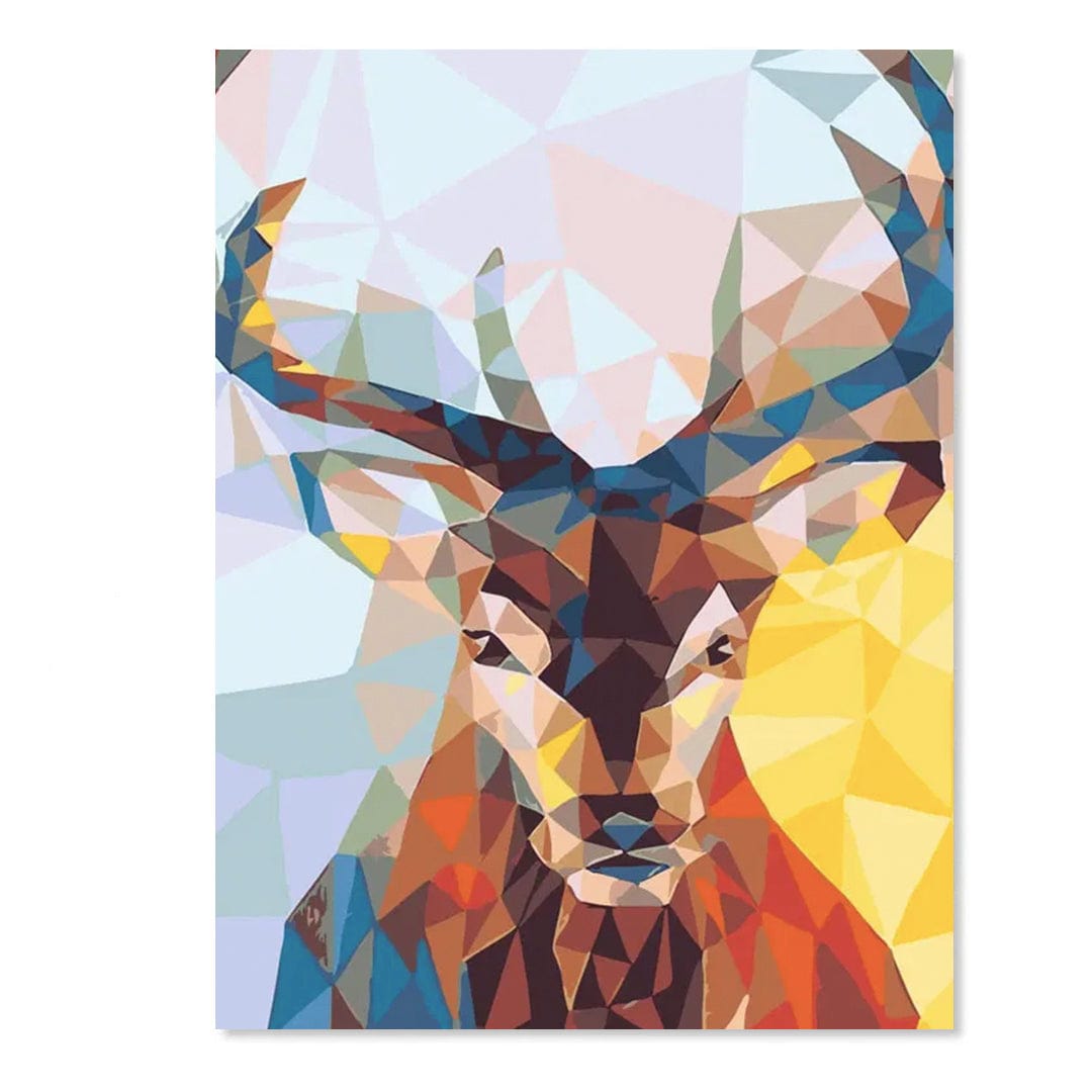 paintingnumberart Paint By Numbers Kit – Abstract Deer