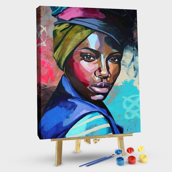 paintingnumberart Paint By Numbers Kit –African Woman